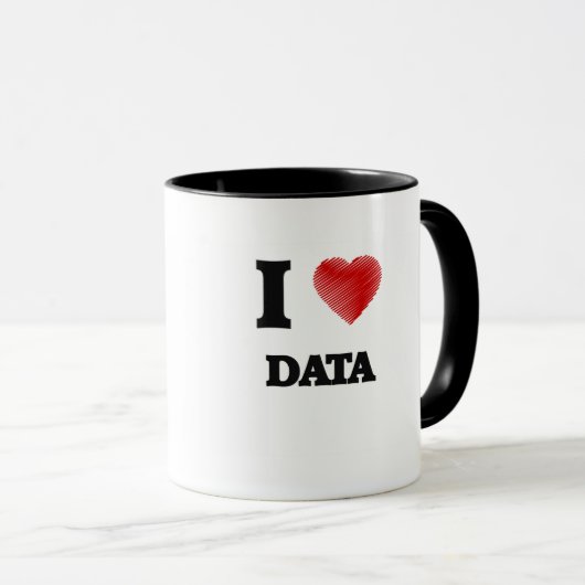 Ik hou van Data Mok (Voorkant rechts)