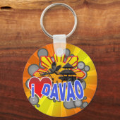 Ik hou van Davao Sleutelhanger (Voorkant)