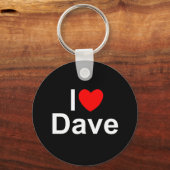 Ik hou van Dave Sleutelhanger (Voorkant)