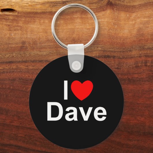 Ik hou van Dave Sleutelhanger (Voorkant)