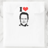Ik hou van David Cameron Ronde Sticker (Tas)