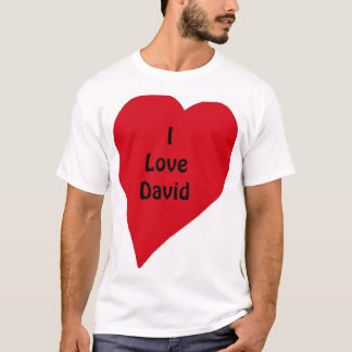 Ik hou van David T-shirt