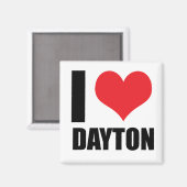 Ik hou van Dayton Magneet (Voorkant / Achterkant)