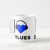 Ik Hou Van D'Blues Grappige Mok (Voorkant links)