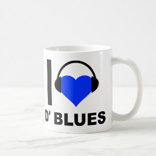 Ik Hou Van D'Blues Grappige Mok