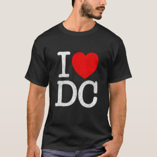 Ik hou van DC Souvenir Washington in hart en niere T-shirt
