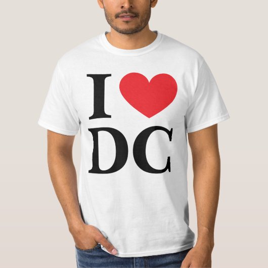 Ik hou van DC T-shirt (Voorkant)