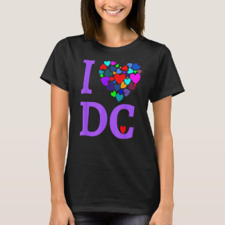 Ik hou van DC T Shirt Heart Design Washington D.C.