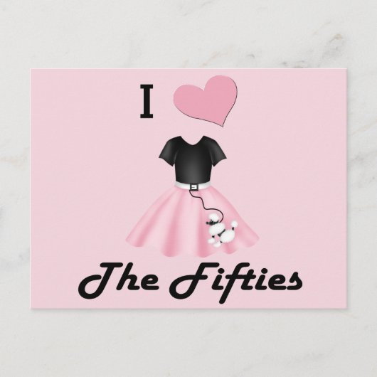 Ik hou van de 50. briefkaart (Voorkant)