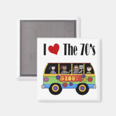 Ik hou van de 70's magneet (Voorkant / Achterkant)