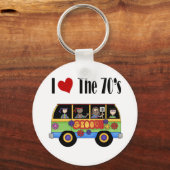 Ik hou van de 70's sleutelhanger (Voorkant)