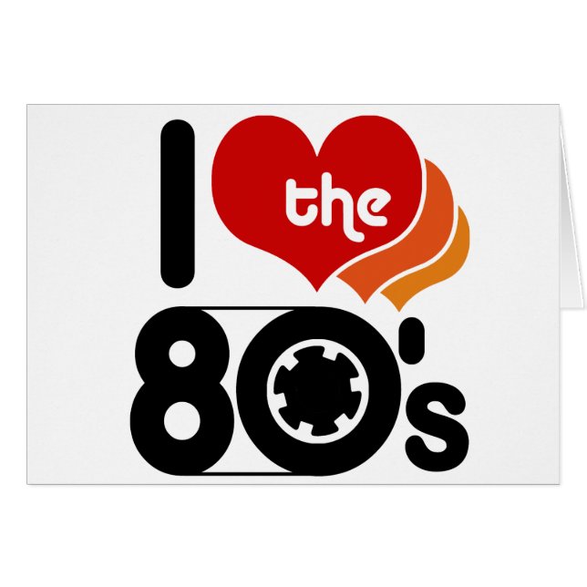 Ik hou van de 80's (Voorkant Horizontaal)