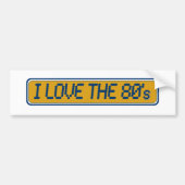 Ik hou van de 80's bumpersticker (Voorkant)