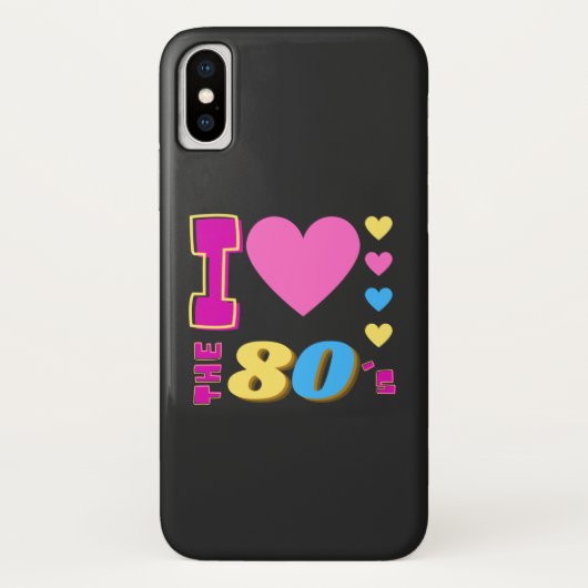 Ik hou van de 80's Case-Mate iPhone case (Achterkant)
