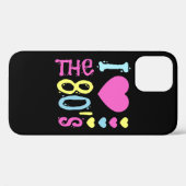 Ik hou van de 80s Disco Costume Case-Mate iPhone Case (Achterkant (horizontaal))