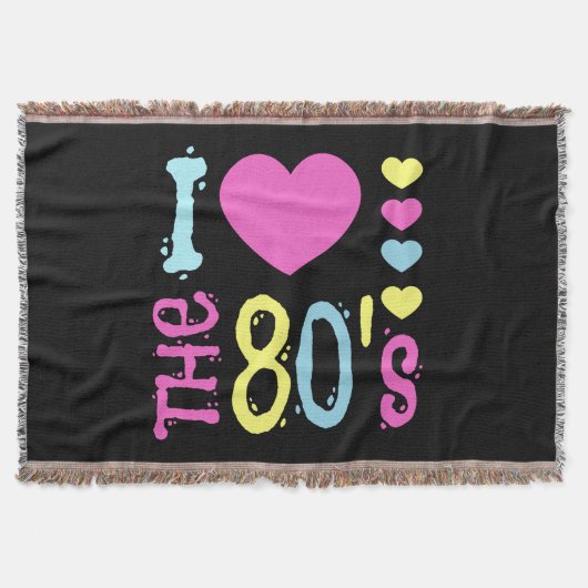 Ik hou van de 80s Disco Costume Deken (Voorkant)