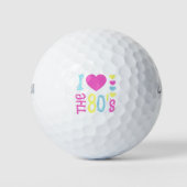 Ik hou van de 80s Disco Costume Golfballen (Voorkant)
