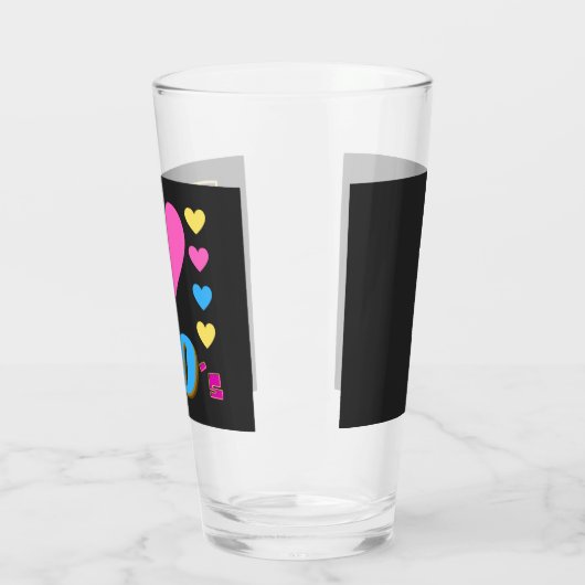 Ik hou van de 80's glas (Links)