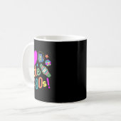 Ik hou van de 80s grappige repowedstrijd 80's kost koffiemok (Voorkant links)