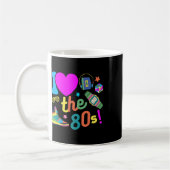 Ik hou van de 80s grappige repowedstrijd 80's kost koffiemok (Links)