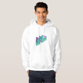Ik hou van de 80s hoodie (Voorkant volledig)