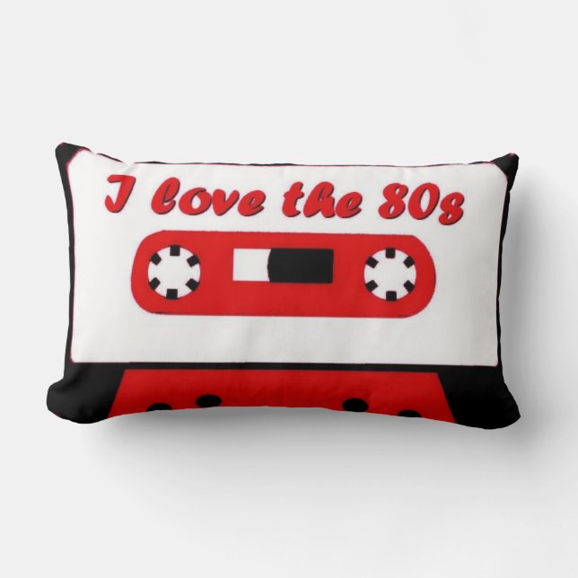 Ik hou van de 80's kussen (Voorkant)