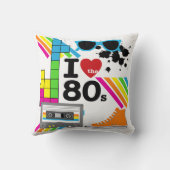 Ik hou van de 80s Pillow Kussen (Achterkant)