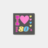 Ik hou van de 80's post-it® notes (Voorkant)