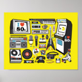 Ik hou van de 80's poster (Voorkant)