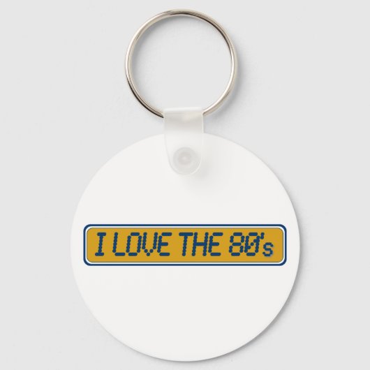 Ik hou van de 80's sleutelhanger (Voorkant)