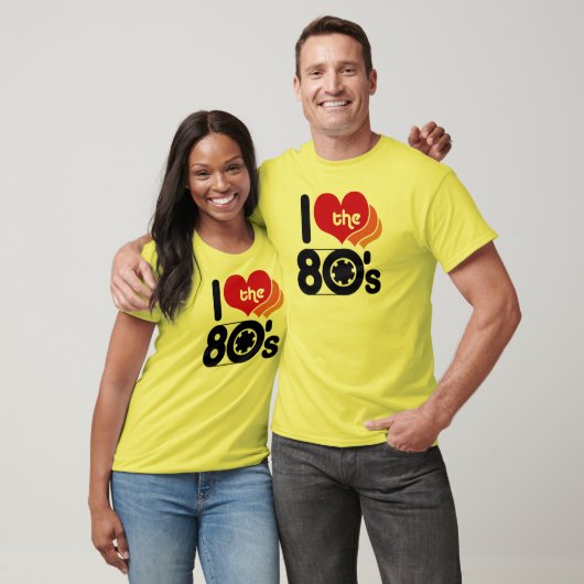 Ik hou van de 80's t-shirt (Unisex)