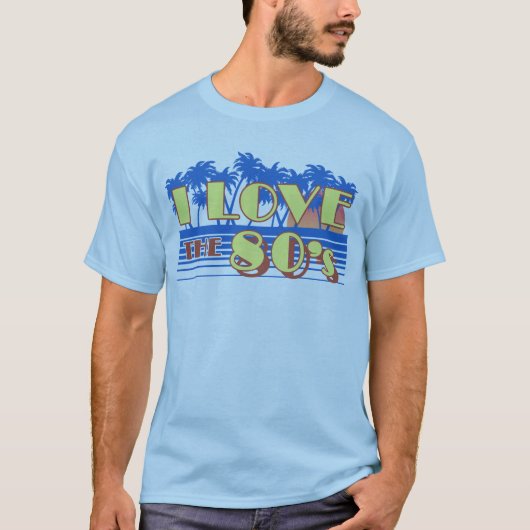 Ik hou van de 80's t-shirt (Voorkant)