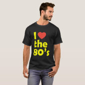 Ik hou van de 80's t-shirt (Voorkant volledig)