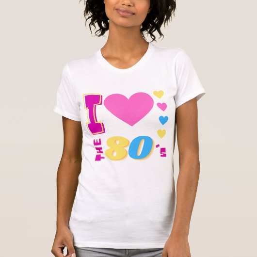 Ik hou van de 80's T-shirt (Voorkant)