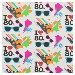 Ik hou van de 80s-verbinding stof