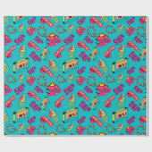 Ik hou van de 90s Fun Cadeaupapier (Vlak)