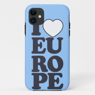 Ik hou van de aangepaste iPhone case-partner van E 11 Hoesje