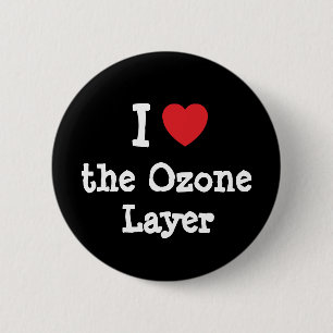 Ik hou van de aangepaste Ozonlaag Ronde Button 5,7 Cm
