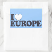 Ik hou van de aangepaste stickers van EUROPA (Tas)