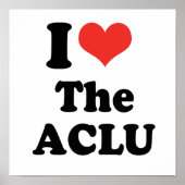 IK HOU VAN DE ACLU - .png Poster (Voorkant)