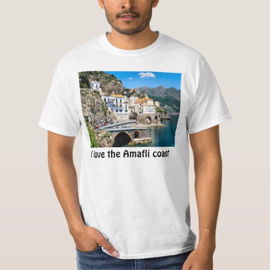 Ik hou van de Amalfi kust T-shirt (Voorkant)
