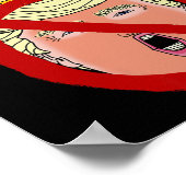 Ik hou van de Amerikaanse anti-Trump 2024 Poster (Hoek)