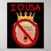 Ik hou van de Amerikaanse anti-Trump 2024 Poster (Voorkant)