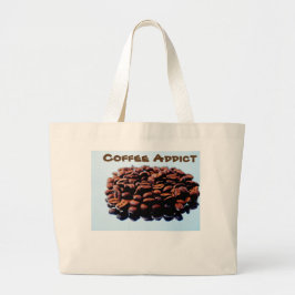 Ik hou van de Aroma van Koffee Grote Tote Bag