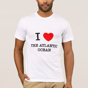 Ik hou van de Atlantische Oceaan T-shirt