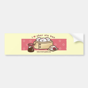 ik hou van de auto siu bao bumper sticker