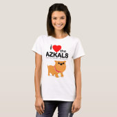 Ik hou van de Azkals Women's Tshirt (Voorkant volledig)