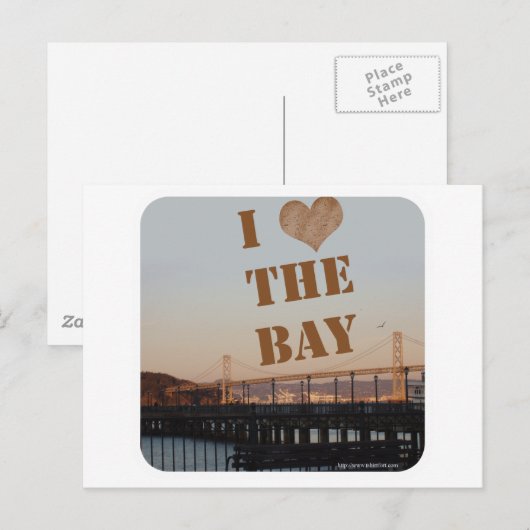 Ik hou van de baai! briefkaart (Voorkant / Achterkant)