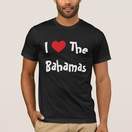 Ik hou van de Bahama's T-shirt (Voorkant)