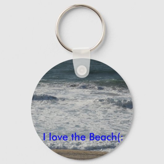 Ik hou van de Beach(: Sleutelhanger (Voorkant)